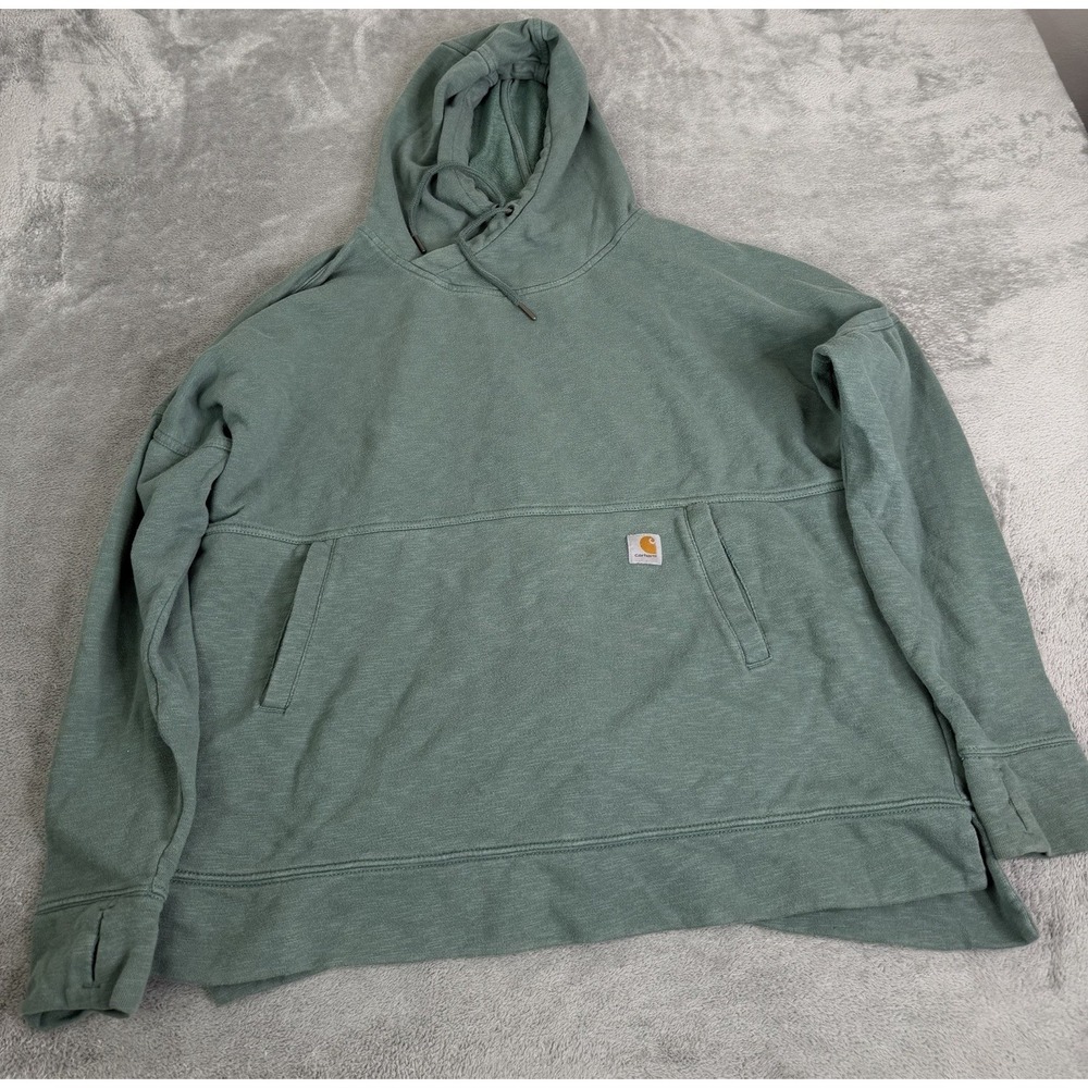 Carhartt Women's Newberry Hoodie Size XL Green Workwear